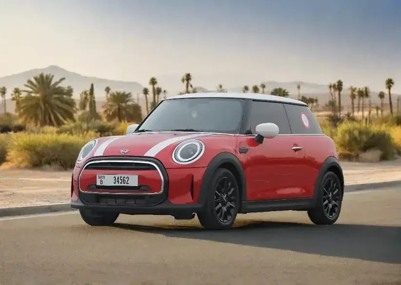 Mini Cooper Red 2023 or similar